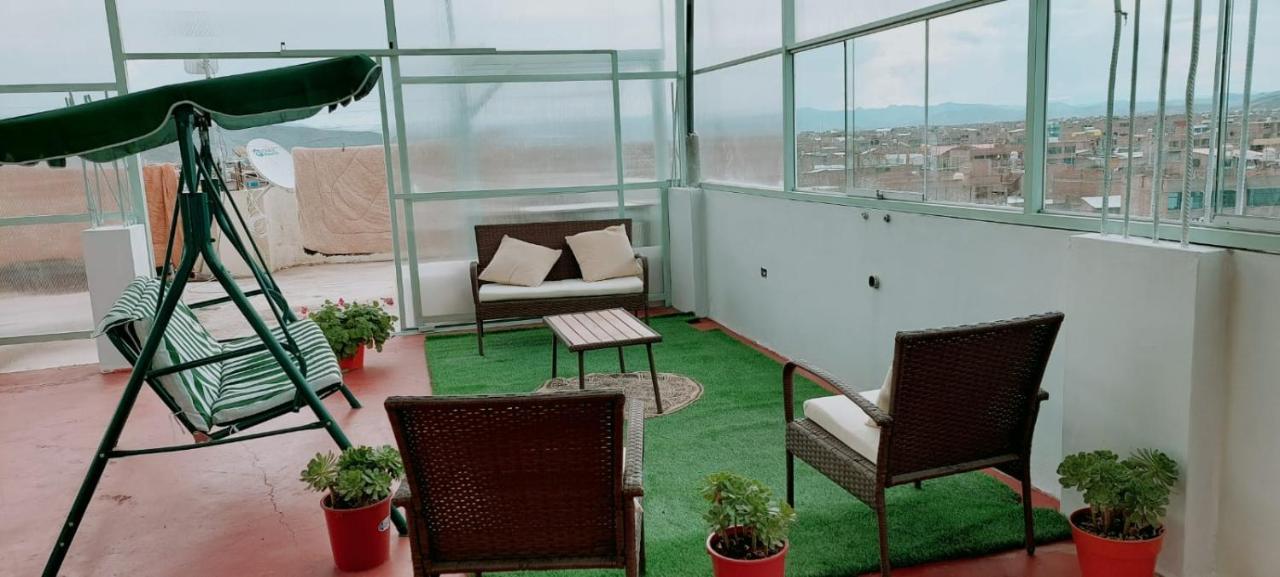Departamento KIRI para familias con terraza cerca al Aeropuerto de Juliaca Exterior foto